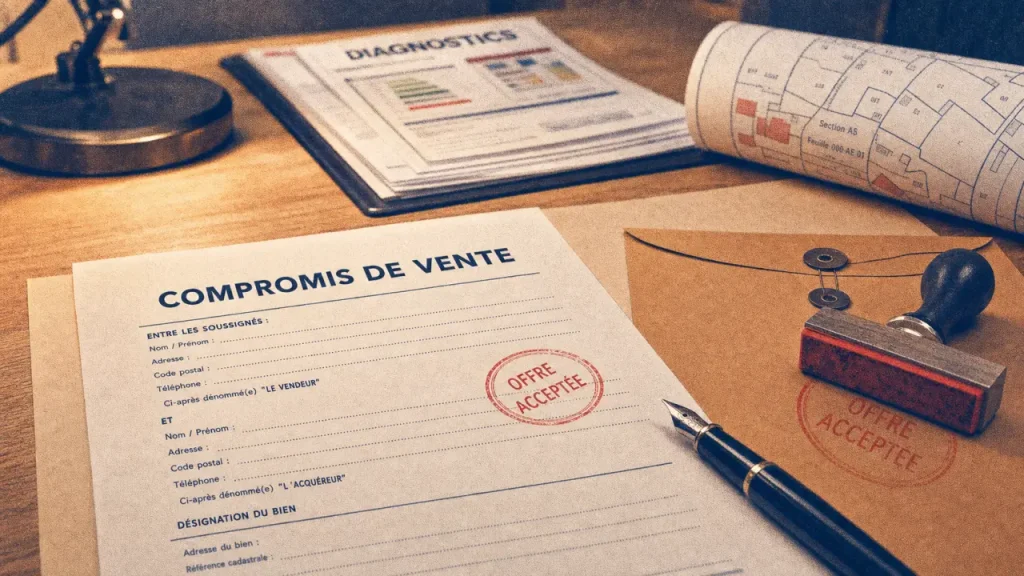 Compromis de vente entre particuliers modèle gratuit sans notaire