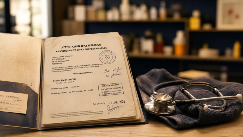 Assurance osteopathe : attestation RC Pro et garanties à vérifier