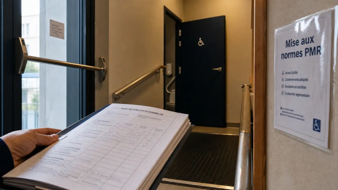 Mise aux normes pmr toulouse : audit ERP, rampe et barre d’appui PMR