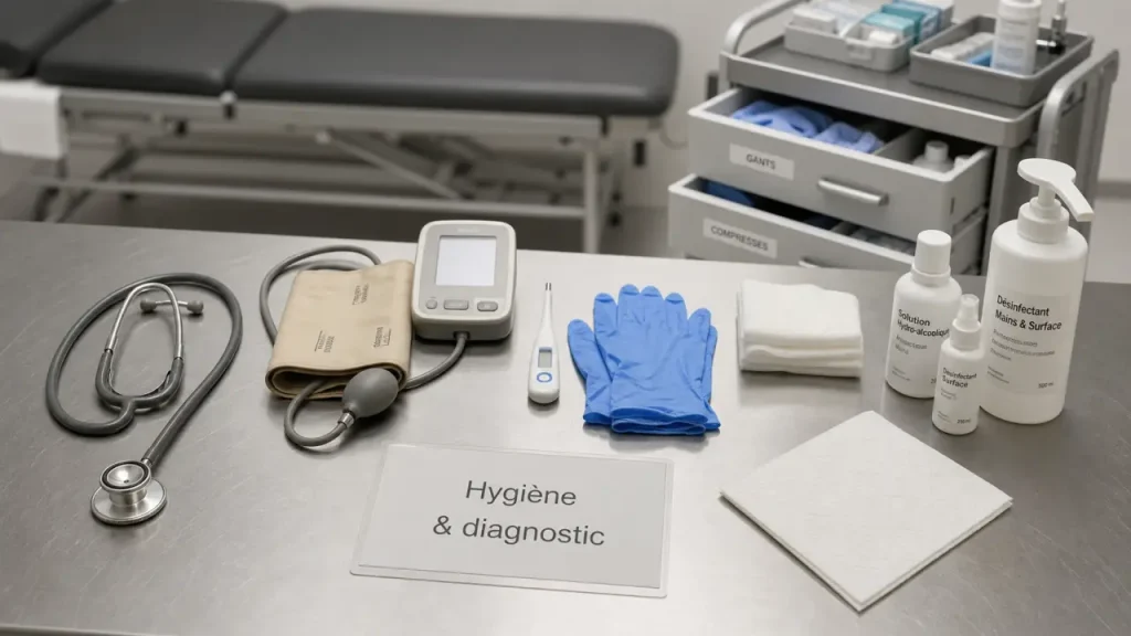 Diagnostic, hygiène et mobilier, les outils médecin à prioriser au cabinet