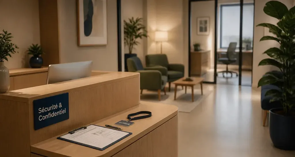 Aménagement cabinet médical : accueil patient rassurant, salle d’attente moderne