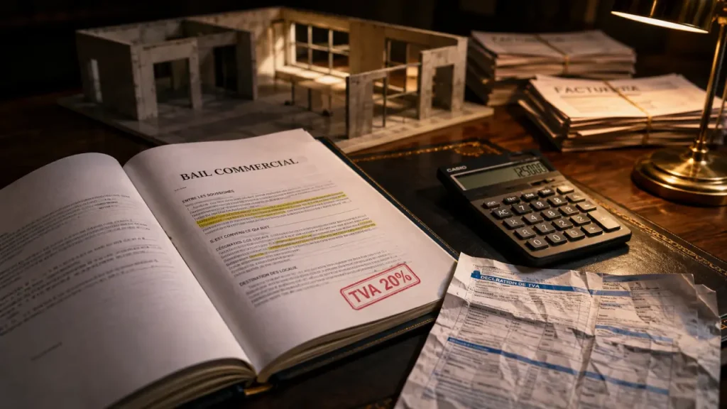 Bail commercial et tva : locaux nus ou équipés
