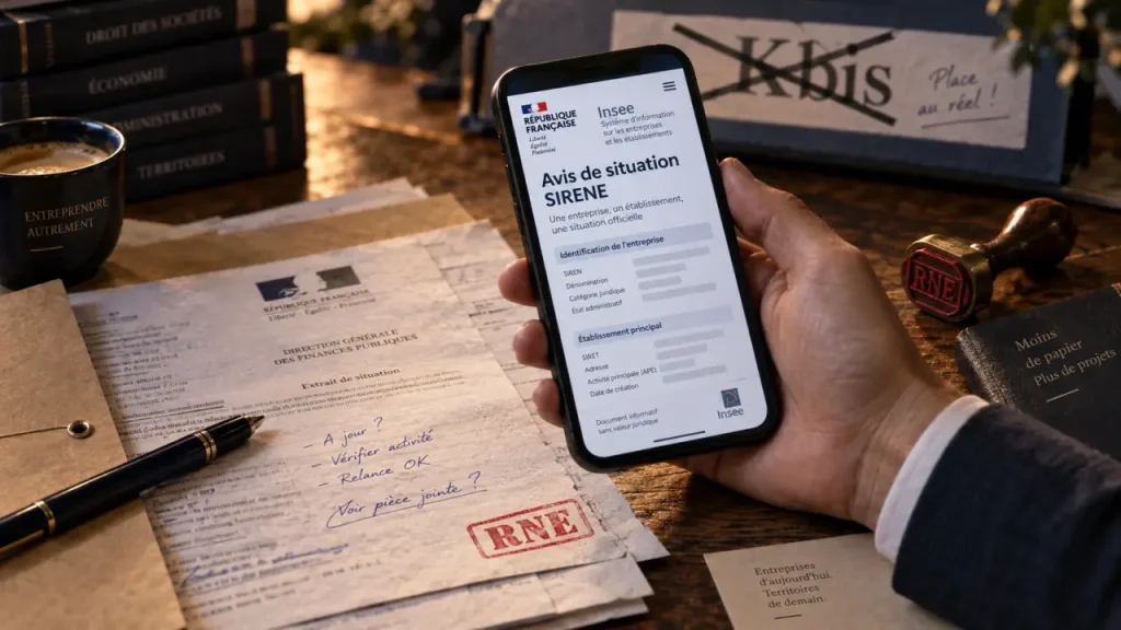 Kbis et profession libérale : documents juridiques et RNE