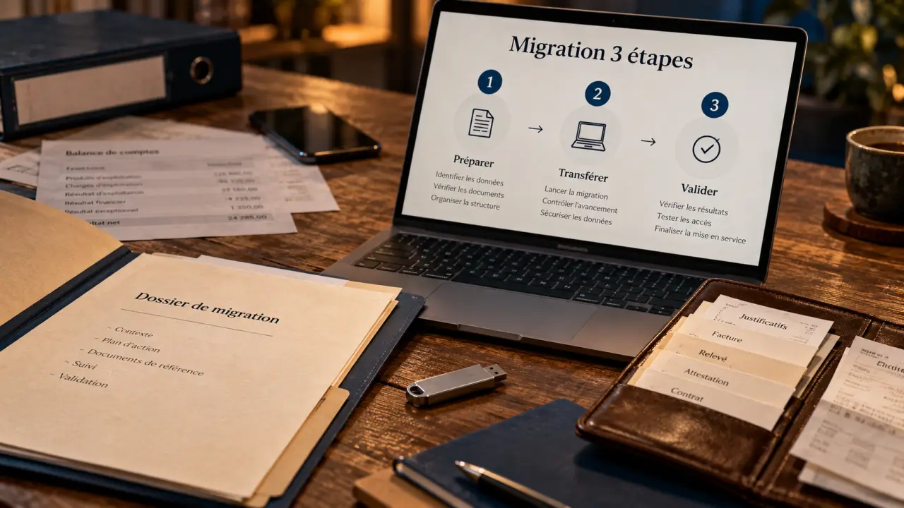 Ciel compta libérale : migration en 3 étapes, vérifier le support avant de migrer