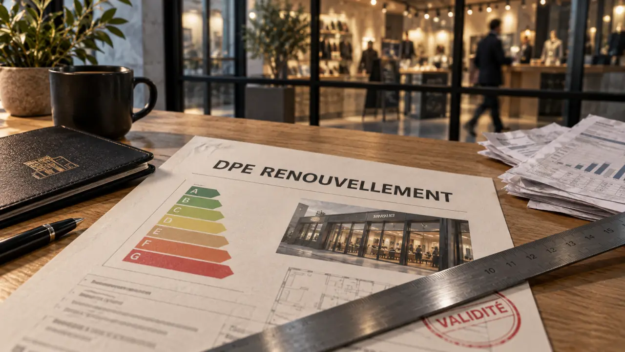DPE bail commercial : renouvellement de diagnostic énergétique