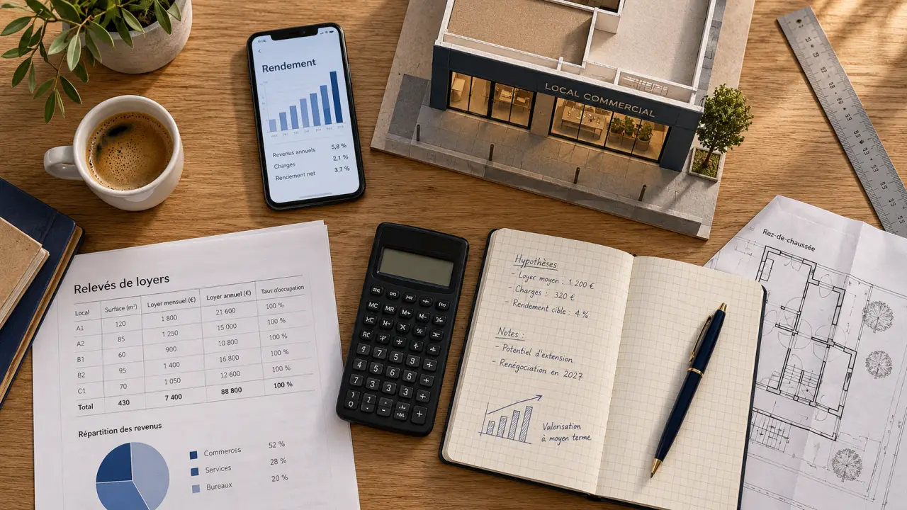 Immobilier commercial : loyers professionnels et risque à lire dans le bail
