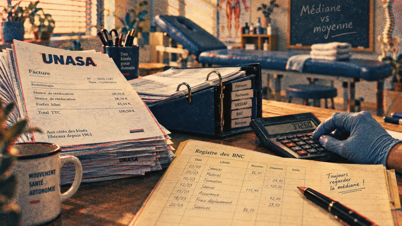Salaire kinésithérapeute libéral : titulaire 3 464 € vs remplaçant 2 716 €